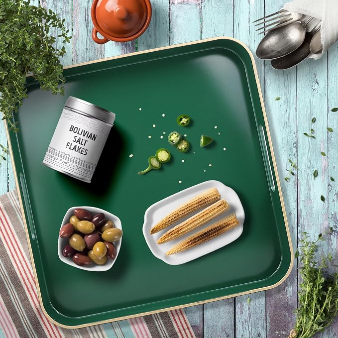 Green Square Decorative Tray - Image 5