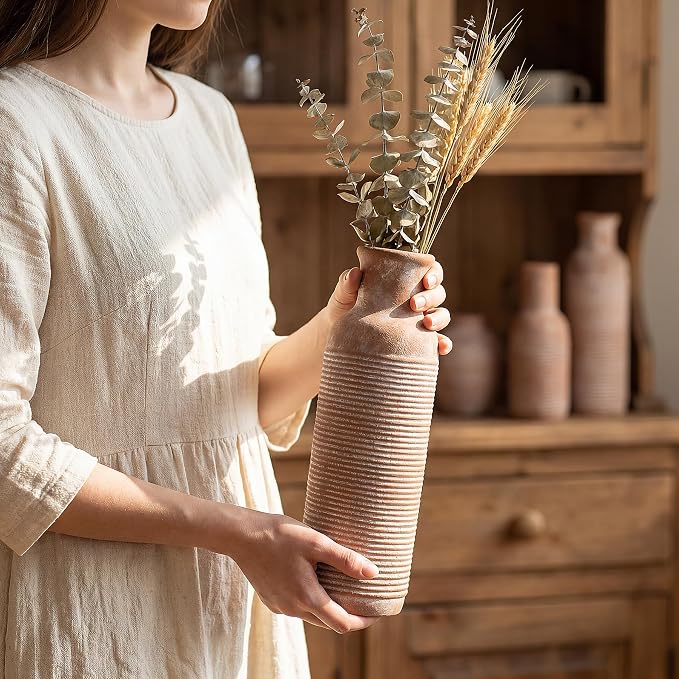Rustic Farmhouse Vase Set of 3 - Image 6