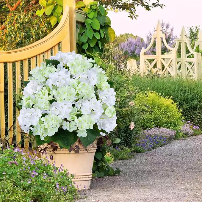 Set of 2 Artificial Hydrangea Tree - Image 9