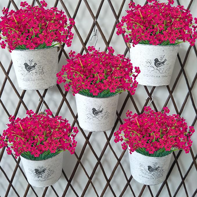 Lnoicy 12 Pcs Artificial Flowers - Image 6