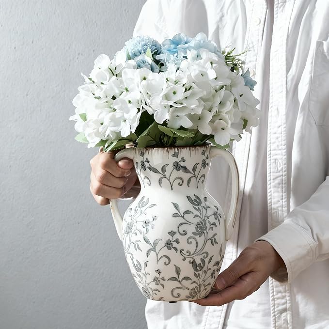 Emotionally Grounded Vase, Vaseking Large Ceramic Rustic Vase - Image 5