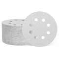 HARFINGTON 50 Pcs 5 Inch Sanding Disc 8 Hole 60 Grit White Aluminum Oxide | by HARFINGTON