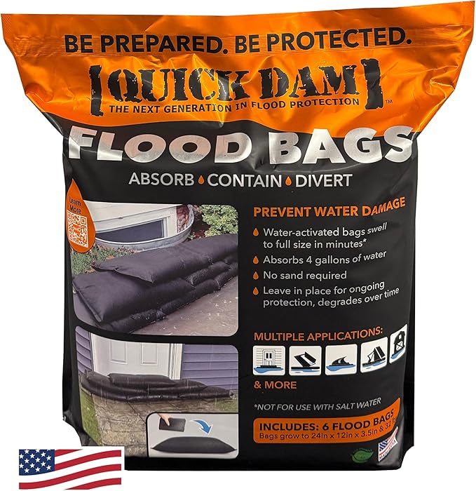 Quick Dam - QD1224-6 Water Activated Flood Bags 1ft x 2ft - Image 2