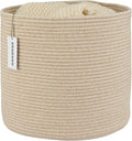 XUANGUO Cotton Rope Basket For Girls Boys Kids 16”X14” | Baby Laundry Baskets by XUANGUO