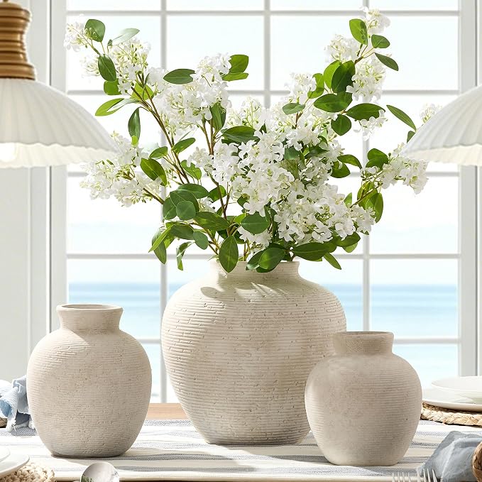 Vanselia Ceramic Flower Vase Home Decor - Image 6