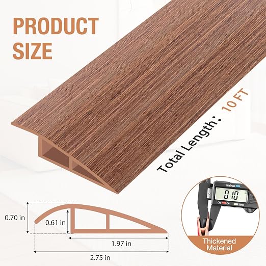Floor Transition Strip Self Adhesive Vinyl Door Threshold Strip | Rubber - Image 5
