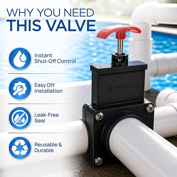 Gate Valve - Dual Threaded Shut-Off - 1.5 in - Plastic | Above Ground Pool - Image 5