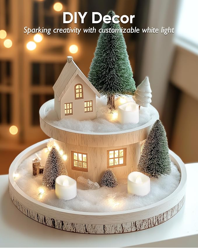 Homemory 12-Pack Flameless Tea Lights Candles Battery Operated, 200+ Hours | - Image 2