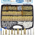 480 PCS Self Drilling Drywall Anchors Kit by Brandquality-Trustworthy
