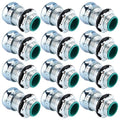 1/2 Inch EMT Raintight Compression Connector, Zinc Plated Steel Electrical by Patioer