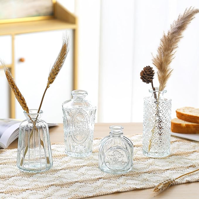 Glass Bud Vase 15 Pcs for Centerpieces Wedding, Home Decor, Bud Vases in Bulk - Image 5