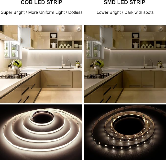 Pandery LED Strip Lights 32.8FT, Dimmable cob led Strip - Image 6