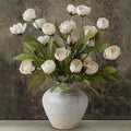 12 Pcs 27" Faux Silk Peony Artificial Flowers Stems by VIERENA