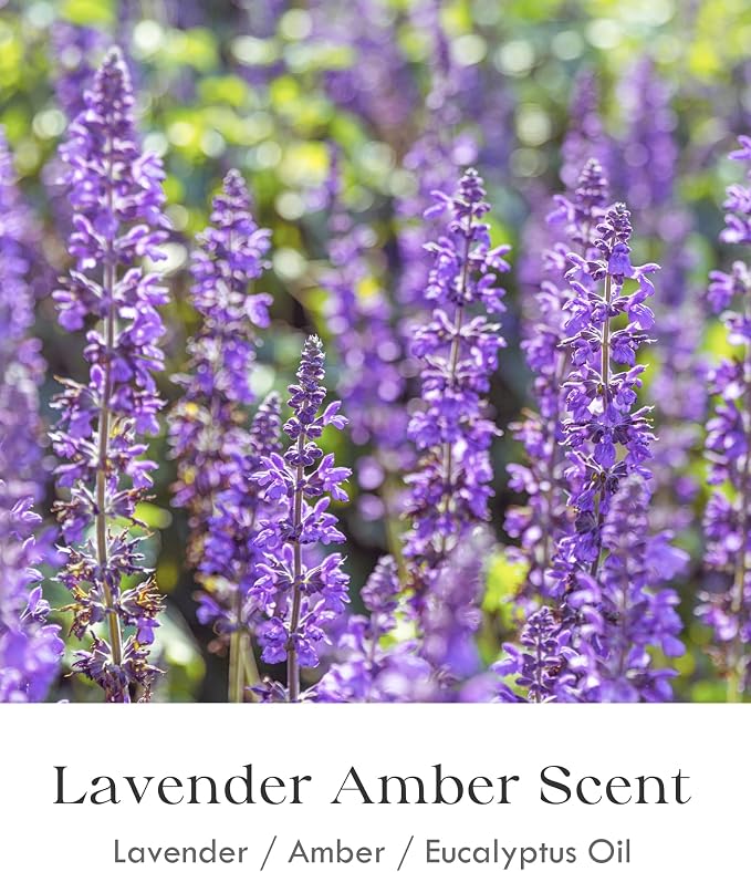 AOOVOO Lavender Candle for Relax - 12oz Large Scented Candle - Image 4