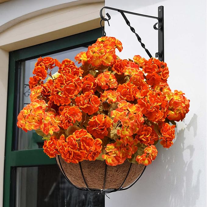 Fake Geraniums Artificial Flowers - Image 3
