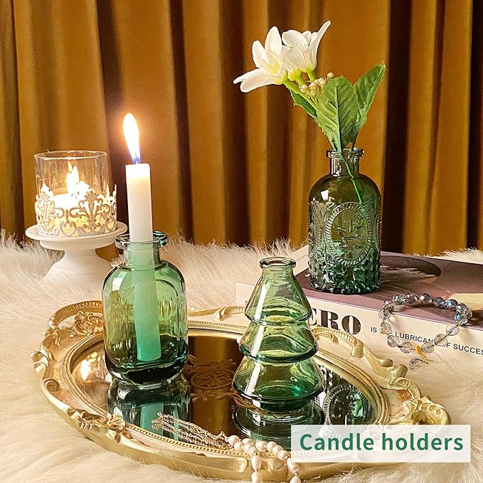 Glass Bud Vases in Bulk Set of 30 Pcs, Small Glass Vases - Image 2