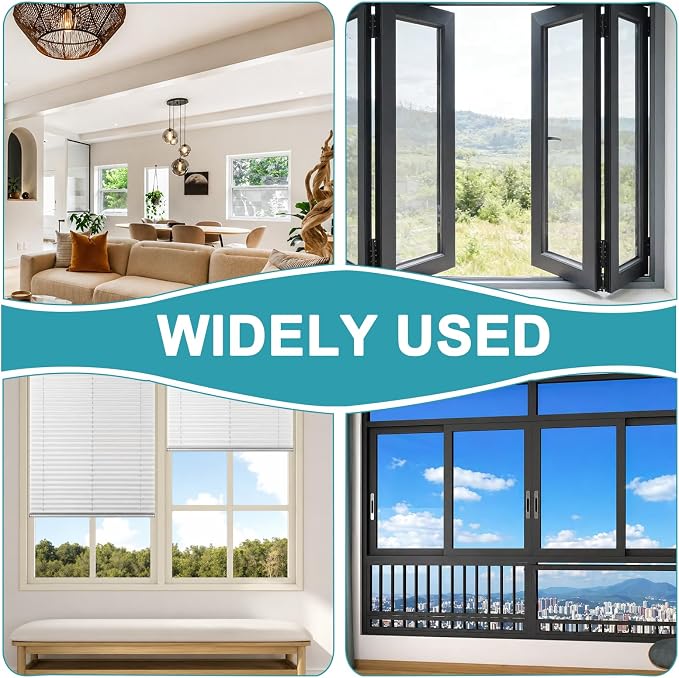 12 Pack Window Screen Clips Storm Door Glass Retainer Metal Clips | Window - Image 5