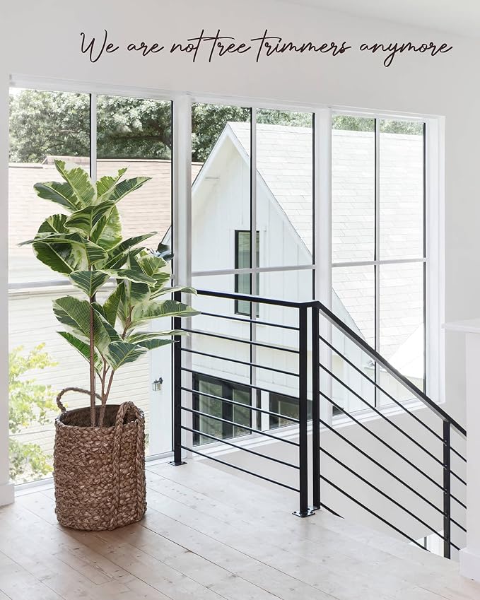 FLOWORLD Artificial Rubber Tree Plant 43in Tall Faux Ficus Tree Potted Fake - Image 7