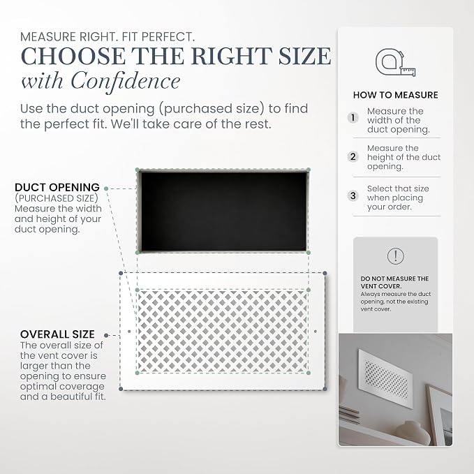 SABA Home Decor Air Vent Cover Grille - Image 6