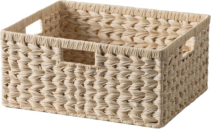 GRANNY SAYS Wicker Baskets for Organizing, Wicker Storage Baskets, Woven by GRANNYSAYS