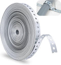 100 Feet 24-Gauge Galvanized Metal Pipe Strap, Galvanized Hanger Straps by Tobeelec