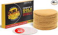 Dura-Gold - Premium - 400 Grit 3" Gold Hook & Loop Sanding Discs by Dura-Gold