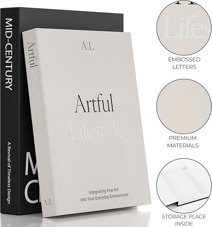 Aesthetic Decorative Books Set of 2 - Image 5