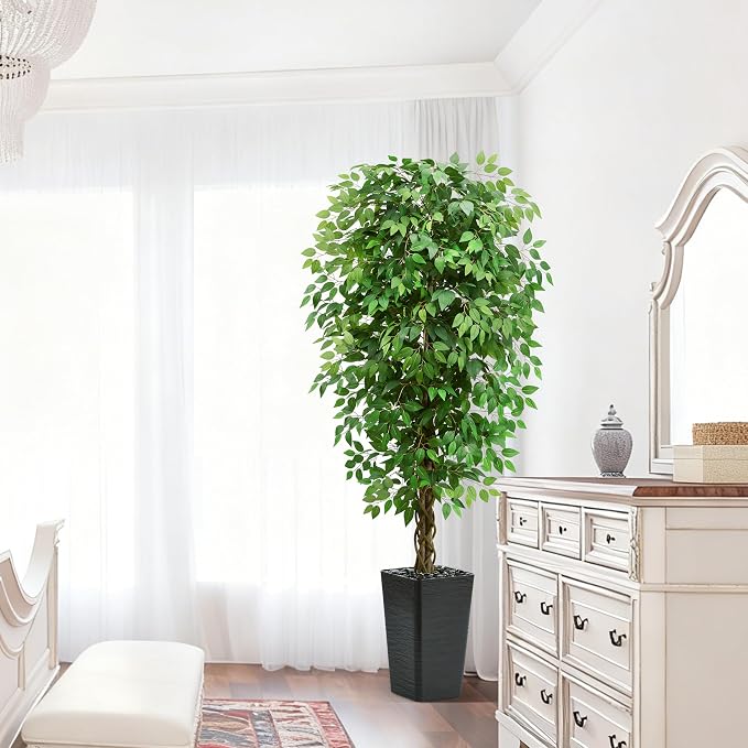 Artificial Ficus Tree 6FT Faux Floor Tree - Image 9