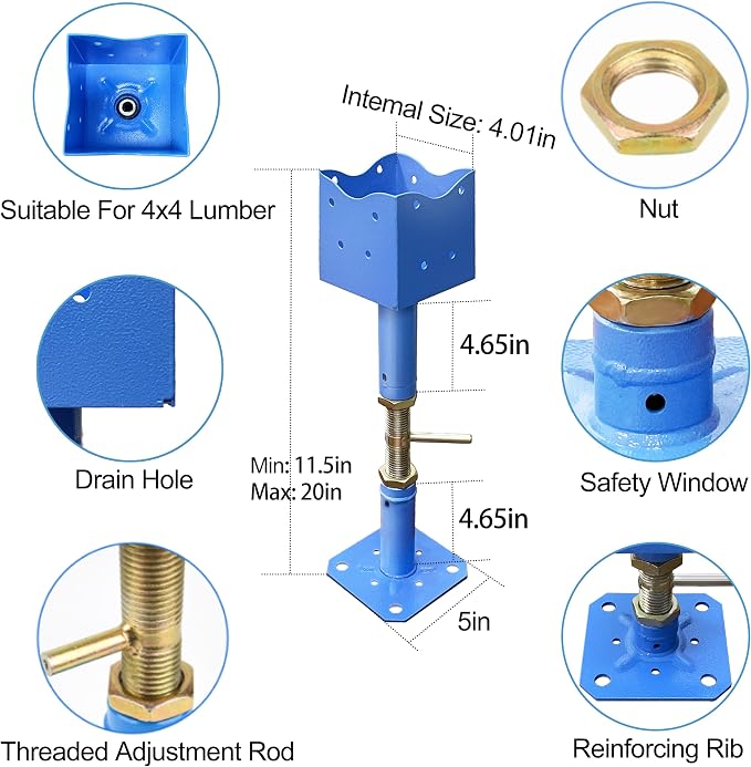 Heavy Duty Floor Jacks for Basement - Image 2