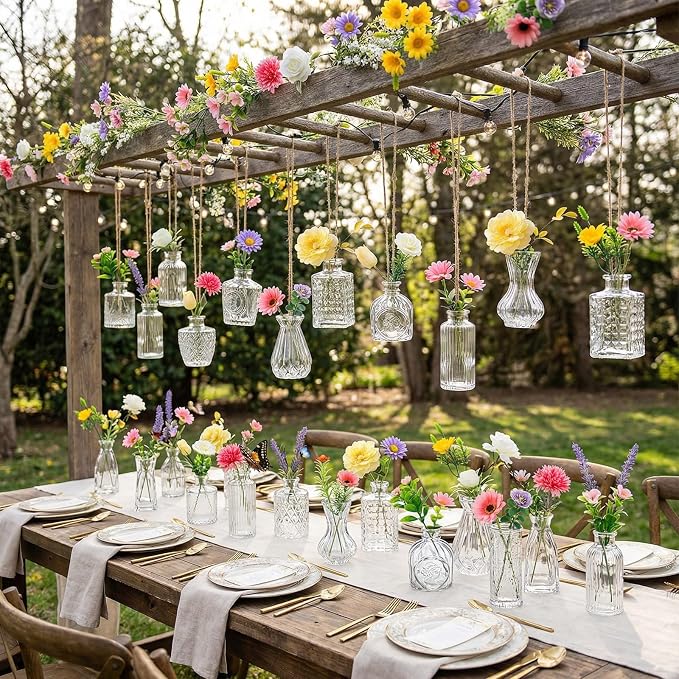 36 Pcs Artificial Flowers Table Centerpiece - Image 2