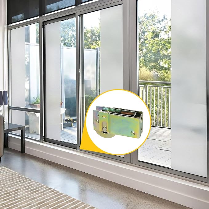 Brixwell Patio Door Roller Assembly, Stamped Steel Housing - Image 6