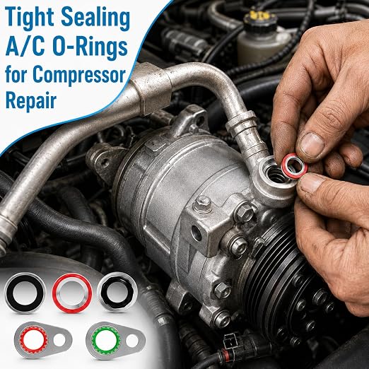 ZDBB 265 Pcs 30 Sizes AC O Ring & Gasket Seal Kit, Reliable R134a Seals | - Image 5
