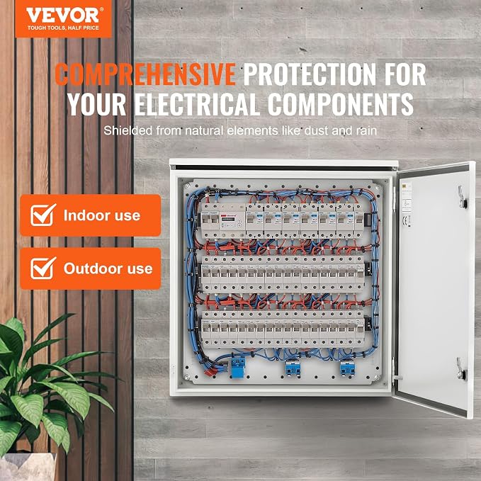 VEVOR Electrical Enclosure, NEMA 4 Outdoor Enclosure, IP65 Waterproof & - Image 2