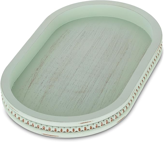 Hanobe 15" Sage Green Decorative Trays - Image 9