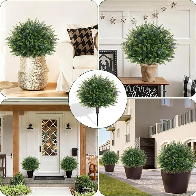 Artificial Plants Outdoor, Fake Bushes, Waterproof, Easy Installation, Ground - Image 8