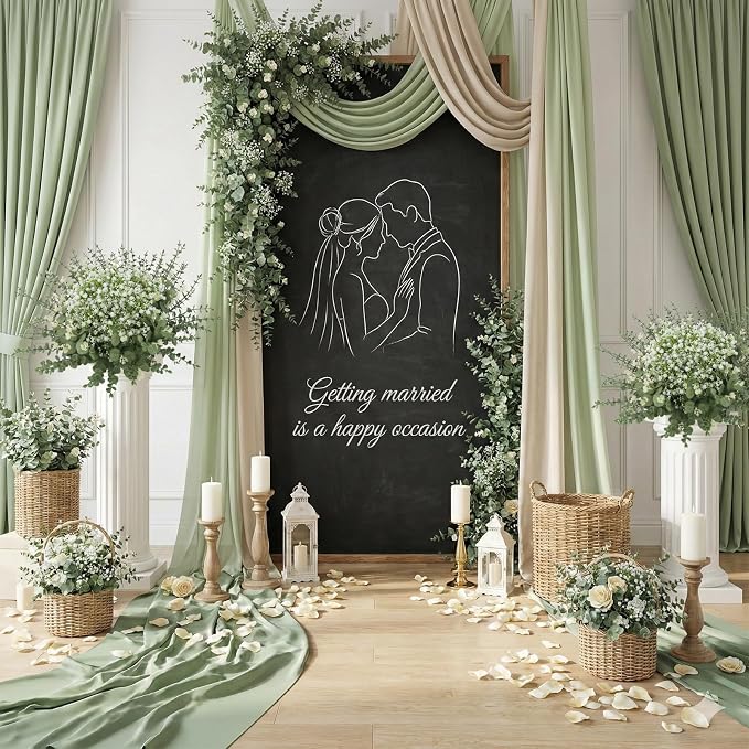 lovemoon 100 Pcs Mixed Greenery Artificial Eucalyptus Stems, Baby Breath - Image 5