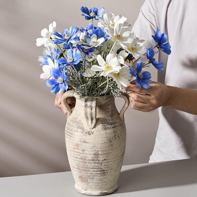 Emotionally Grounded Vase, Vaseking Large Ceramic Rustic Vase - Image 4