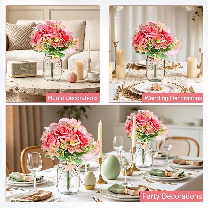 10 Sets Mason Jars Table Centerpiece - Image 3