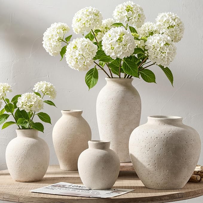 Vanselia Ceramic Flower Vase Home Decor - Image 6