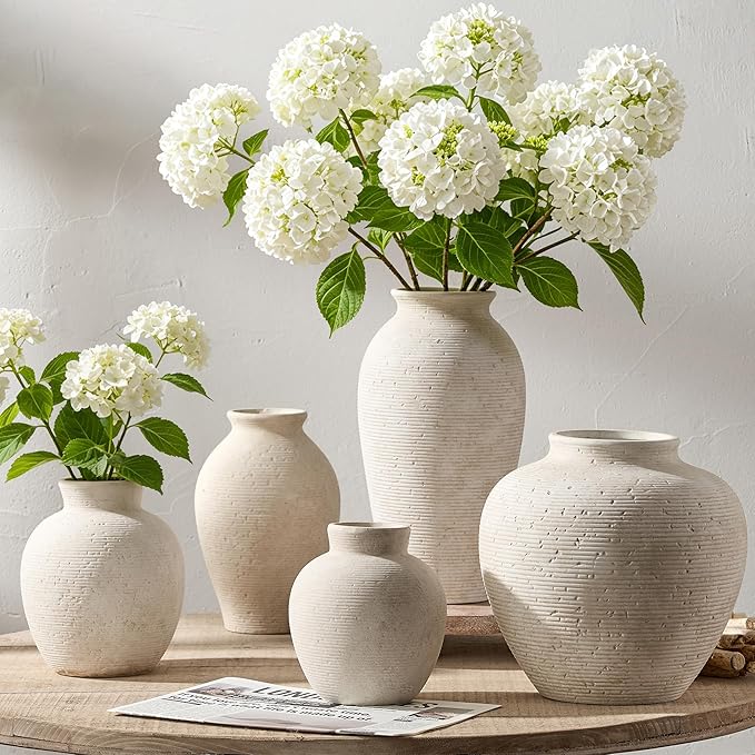 Vanselia Ceramic Flower Vase Home Decor - Image 6