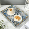AGIOTA Boho Coffee Table Trays Serving Tray by ServingCustomersBornforQuality