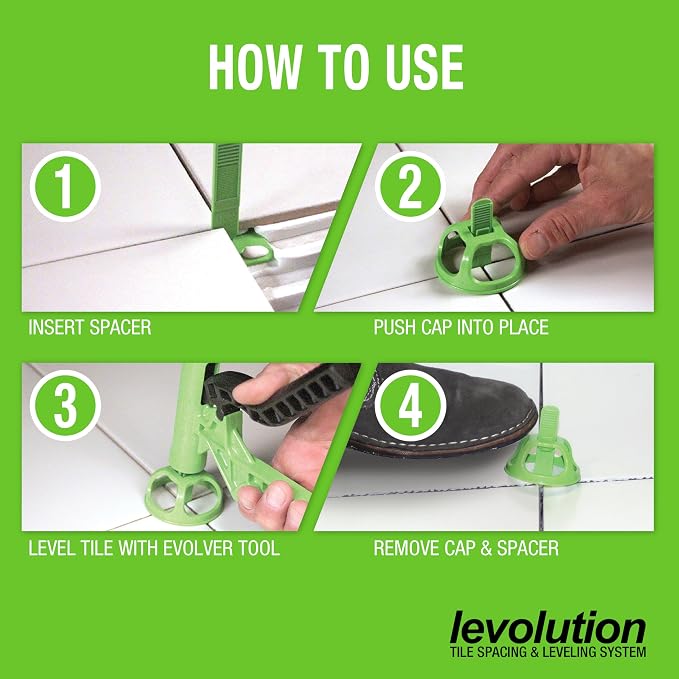 Miracle Sealants Levolution Universal Leveling Spacers, 1/16" | Tile leveling & - Image 9