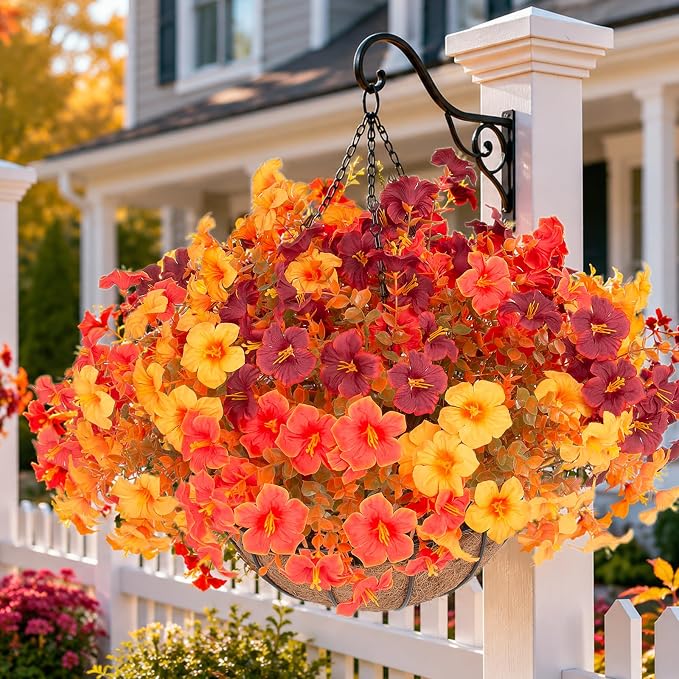 Daynight 2 Set Artificial Outdoor Fall Flowers - Image 7