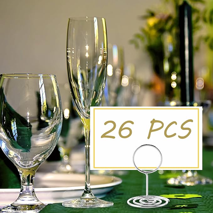Table Number Holders, Photo Holder | Picture Holder, Card Stand Name Menu Clips - Image 6