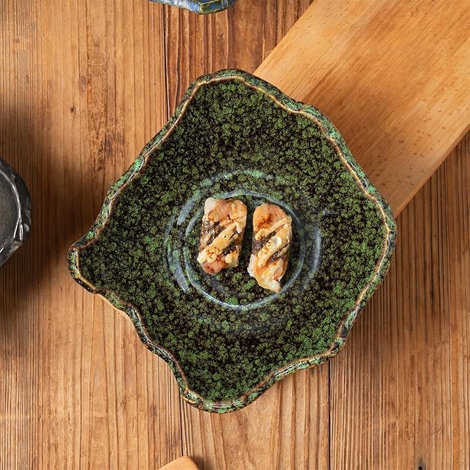 8" Small Ceramic Decorative Bowl 1 Pice – Irregular Rim Reactive Glaze Candy - Image 5