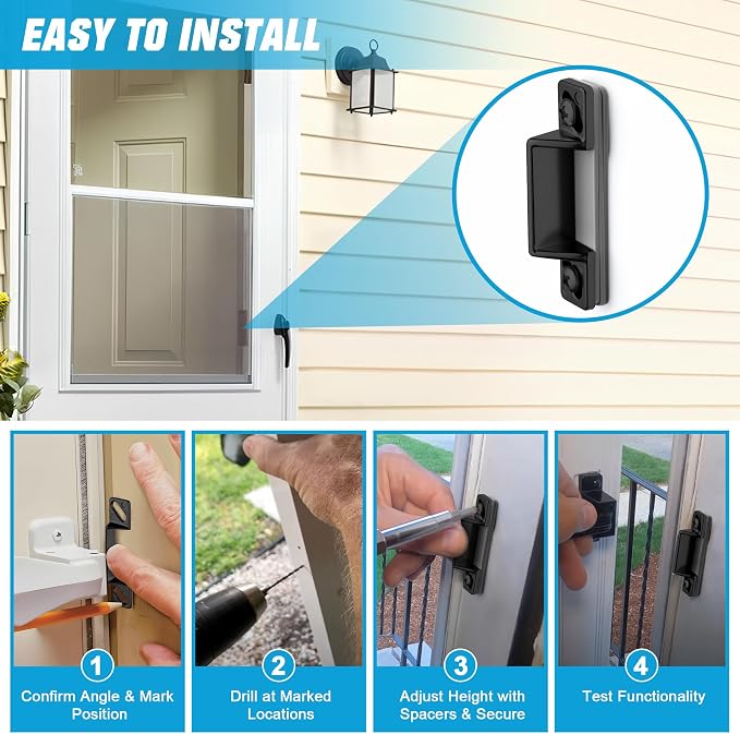 Screen Door Latch Replacement Kit - Image 7