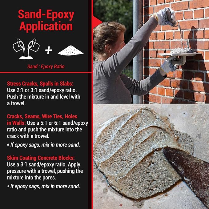 ElastiPoxy Concrete Joint & Crack Filler Kit – 2 Quarts – Flexible Epoxy Joint - Image 7