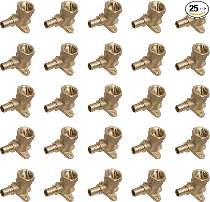 SharkBite 3/4 Inch Crimp x 3/4 Inch FNPT Crimp 90 Degree Drop Ear Elbow by SharkBite
