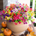 Artificial Flowers for Outdoor Indoor Garden Home Decoration, Faux Flower Daisy by HyeFloraartificialflowers