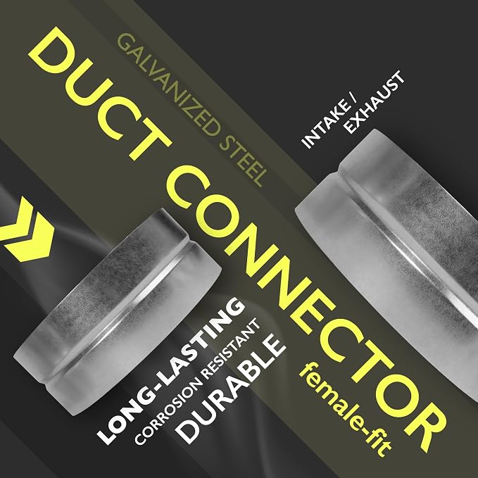 8 Inch Duct Fitting Connector for HVAC Ducting - Image 3